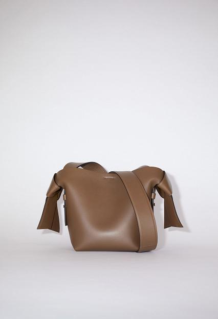 Acne Studios Musubi Mini Shoulder Bag Camel Brown