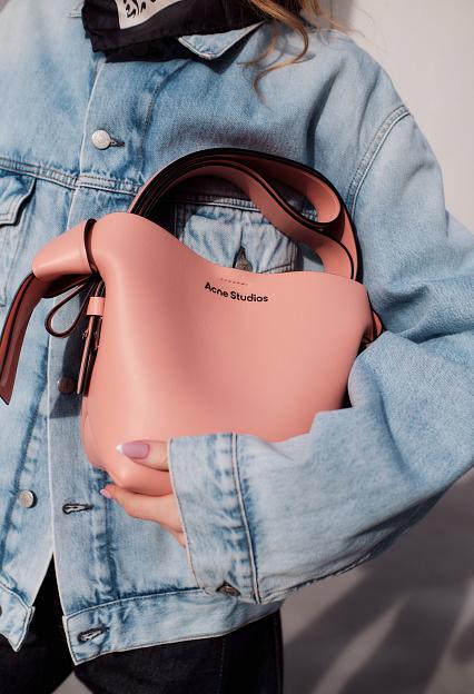 Acne Studios Musubi Mini Shoulder Bag Salmon Pink