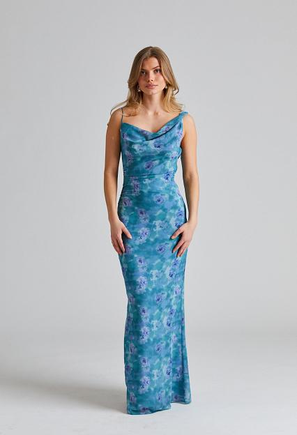 Adoore Almeria Dress Dusty Blue 