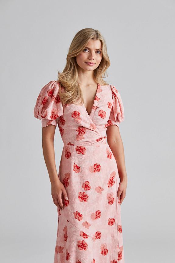 Adoore Ferrone Midi Dress Pink-2