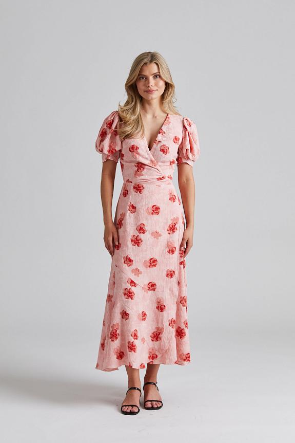 Adoore Ferrone Midi Dress Pink