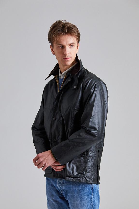 Barbour Bedale Wax Jacket Sage-4