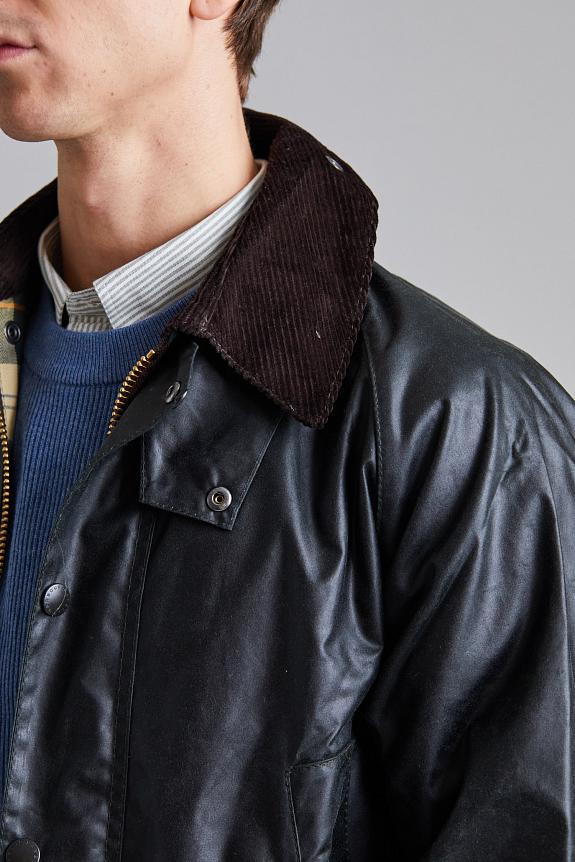 Barbour Bedale Wax Jacket Sage-7