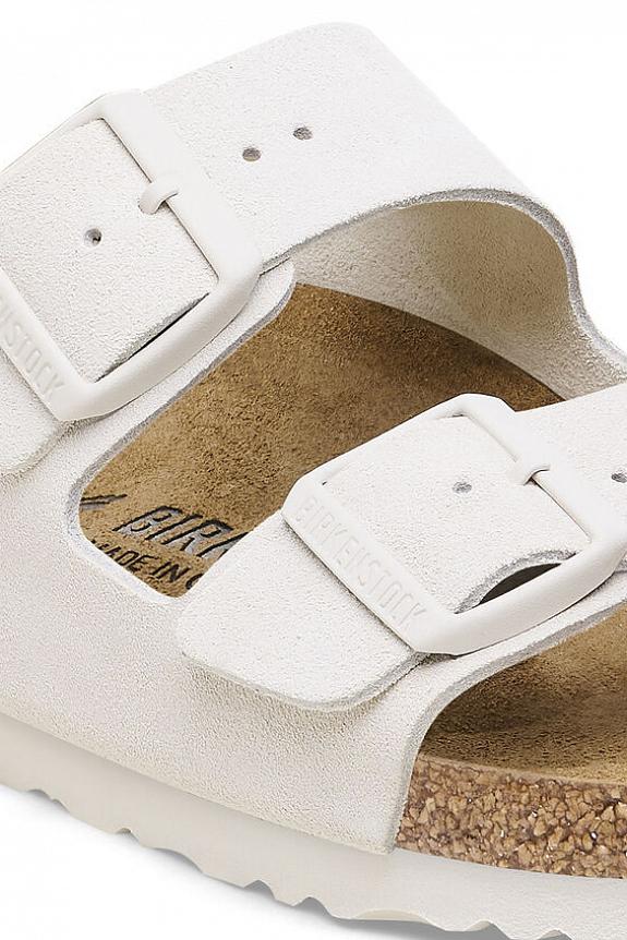 Arizona Suede Leather Antique White