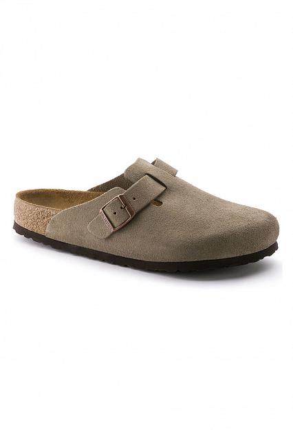 Birkenstock Boston Suede Leather Taupe
