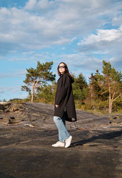 Blæst Aalesund Black Regnponcho