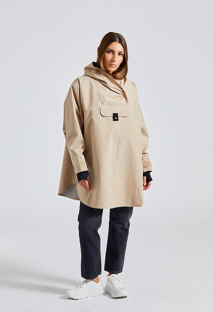 Blæst Bergen Beige Regnponcho
