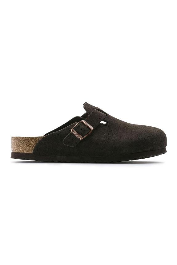 Birkenstock Boston Suede Leather Mocca