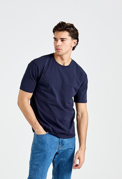 Drakes Hiking Tee Solid Navy