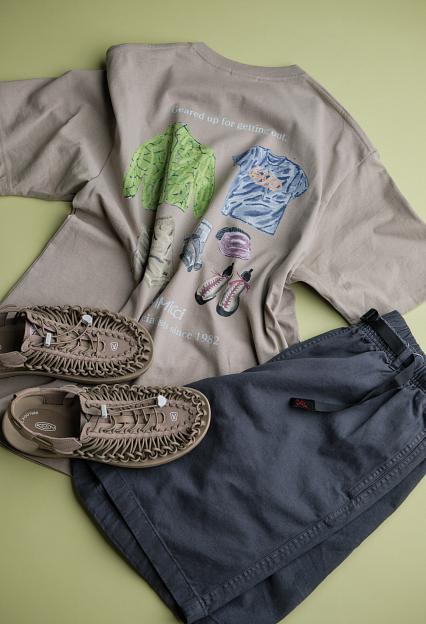 Gramicci Geared Up Tee Khaki