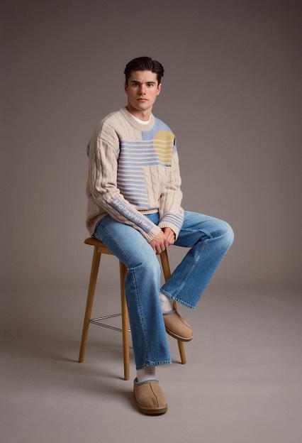 Holzweiler Retro Sun Crew Beige Mix