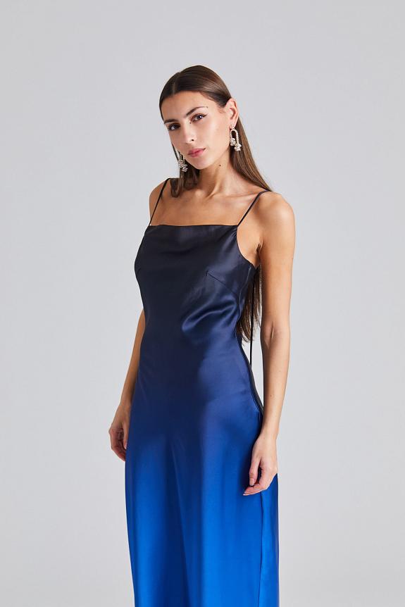 Holzweiler Eila Print Dress Dk Blue Mix 