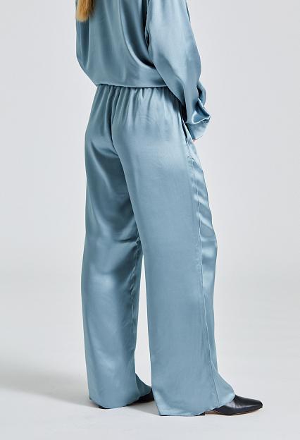 Holzweiler Luka Satin Trousers Blue