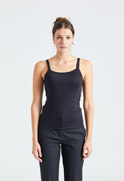 Julie Josephine Tinki Rib Top Black