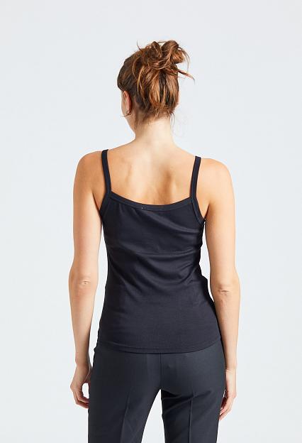 Julie Josephine Tinki Rib Top Black