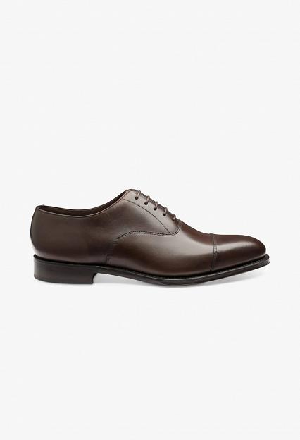 LOAKE Aldwych Calf Oxford dark brown