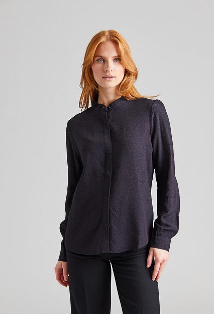 Once Untold Elisa Shirt Printed Plum