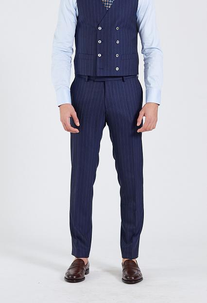 Onesto Palermo Navy Pinstripe