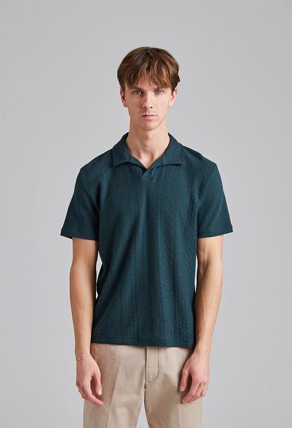 Oscar Jacobson Connor Structured Poloshirt Cinary Green