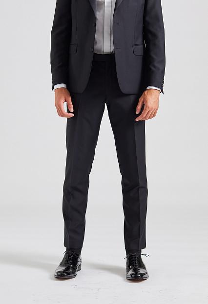 Oscar Jacobson Denz Tuxedo Trouser Black 