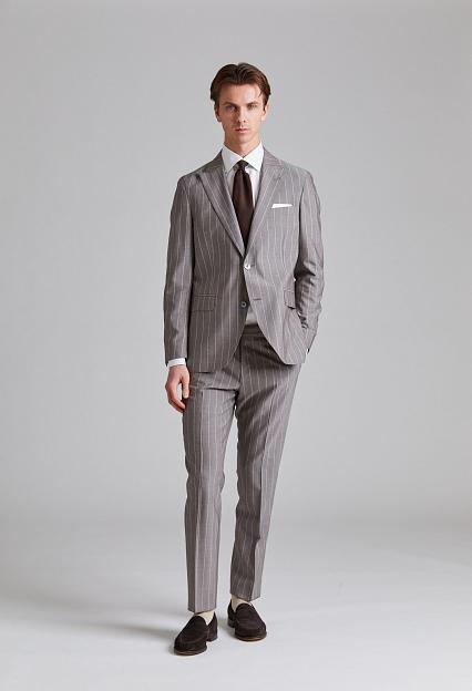 Oscar Jacobson Faron Dandy Suit Suede Brown