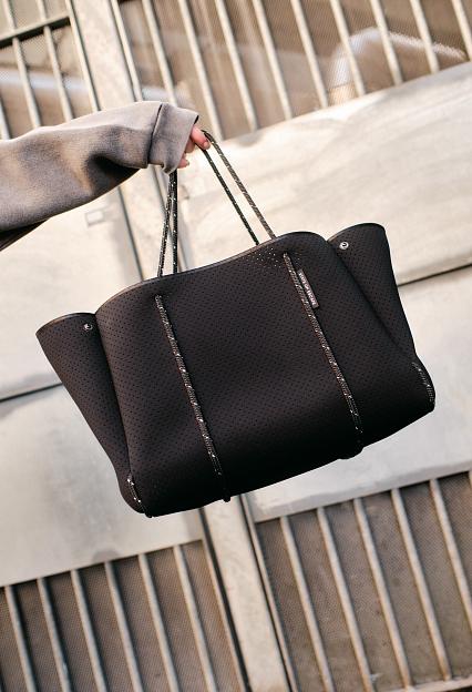 STATE OF ESCAPE Escape Tote Highlight Fleck Black