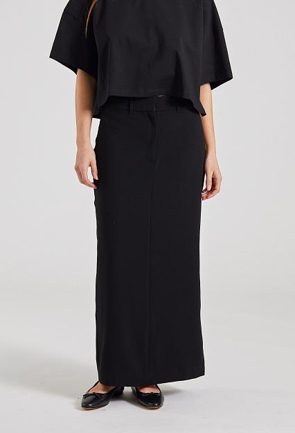 Stylein Berkley Black Long Skirt