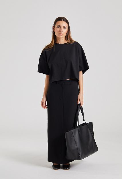 Stylein Berkley Black Long Skirt