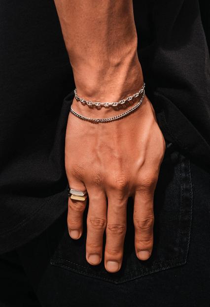 Tom Wood Curb Bracelet Medium Silver
