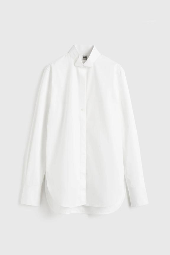 Toteme Tuxedo Shirt White