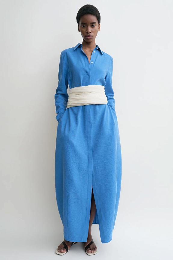 Toteme Parachute Shirtdress Cobalt 