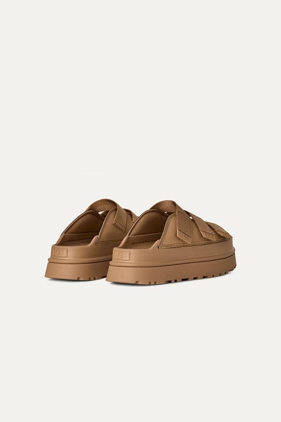 UGG GoldenGlow Slide Dark Sand-1