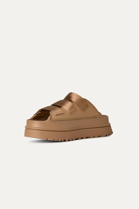 UGG GoldenGlow Slide Dark Sand-2