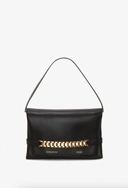Victoria Beckham Chain Pouch With Strap Black